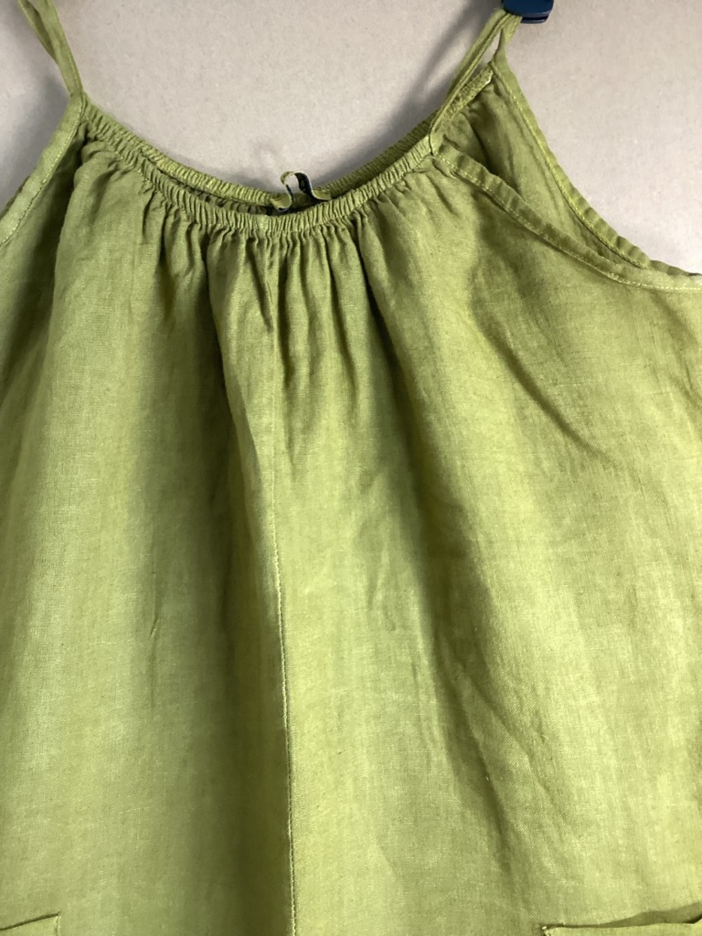 Women's Olive Green Wide-Leg Jumpsuit - Picture 7 of 11